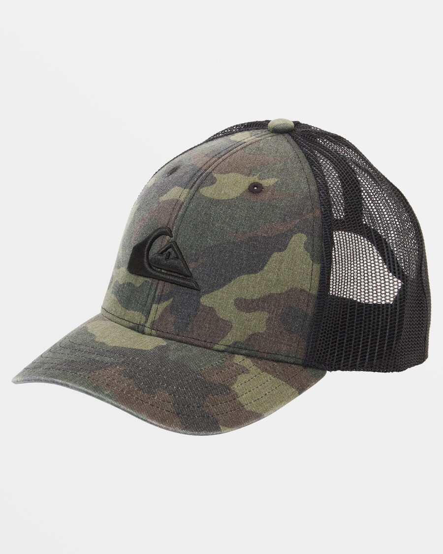 Quiksilver Grounder Trucker Hatt - Camo