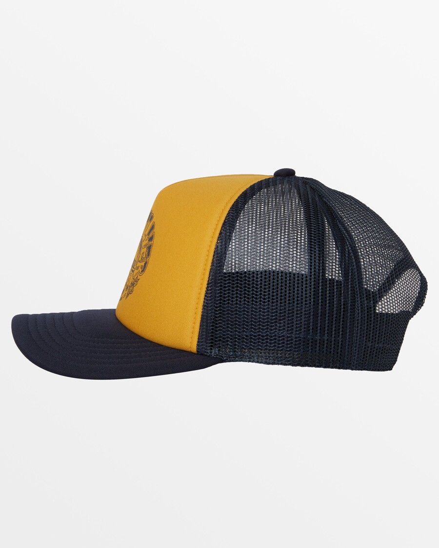 Quiksilver Foam Staller Trucker Hat - Sinappi