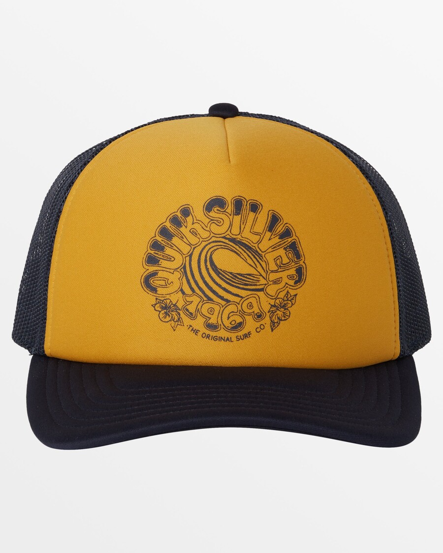 Quiksilver Foam Staller Trucker Hat - Sinappi