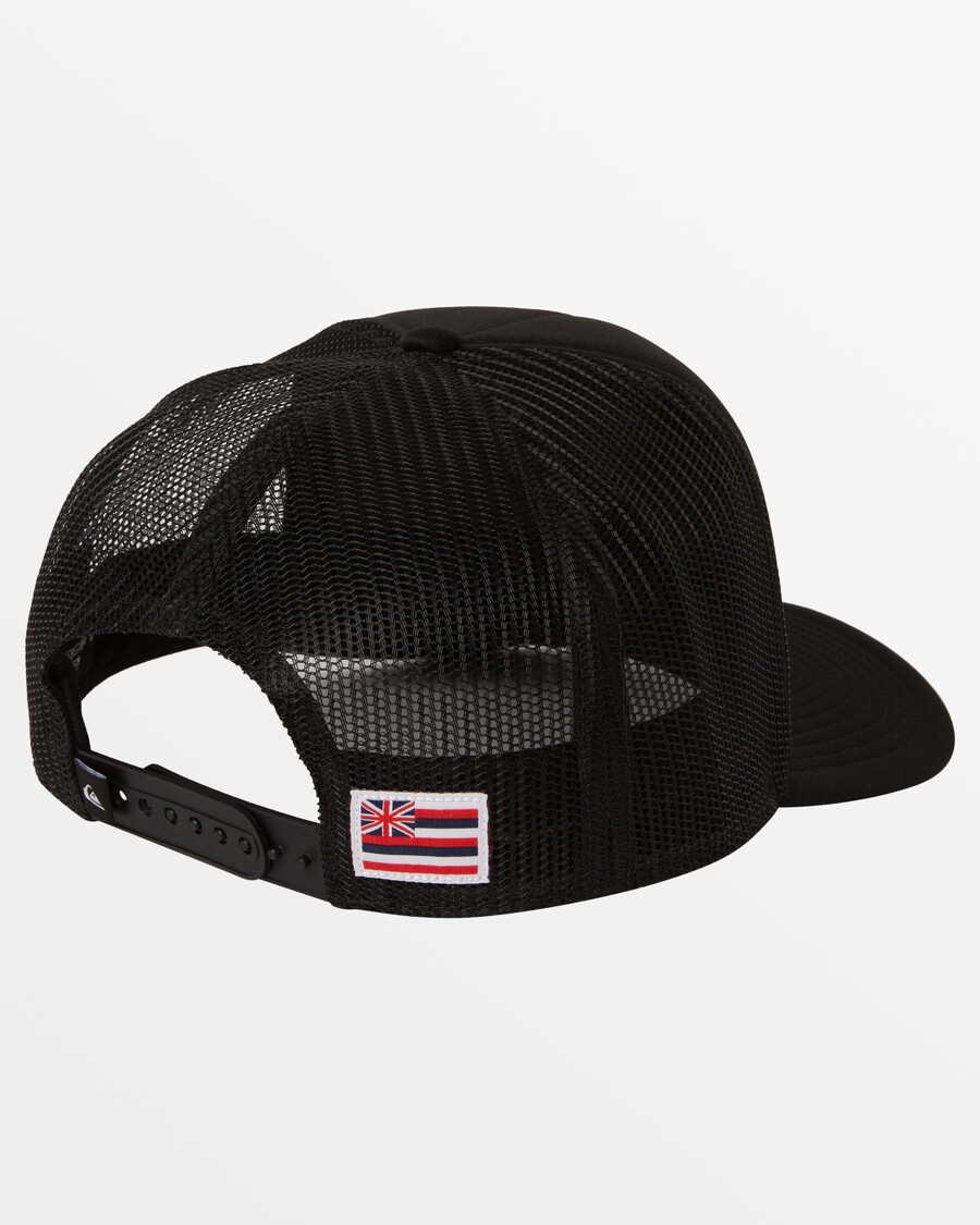 Quik Silver Hawaii Blazing Sun Trucker Hat - Black