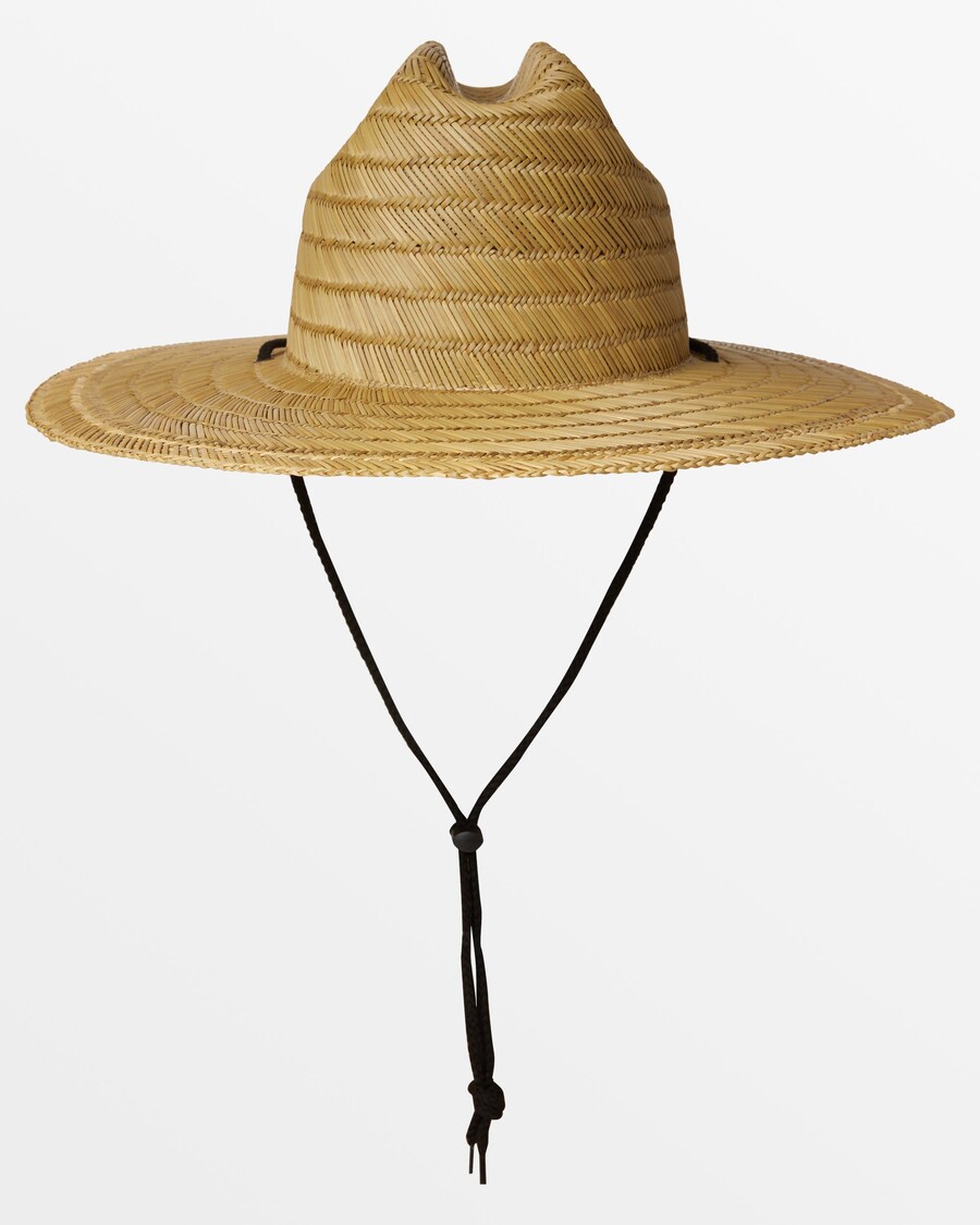 Quik Silver Hawaii Tapa Pierside Lifeguard Straw Hat - Natural
