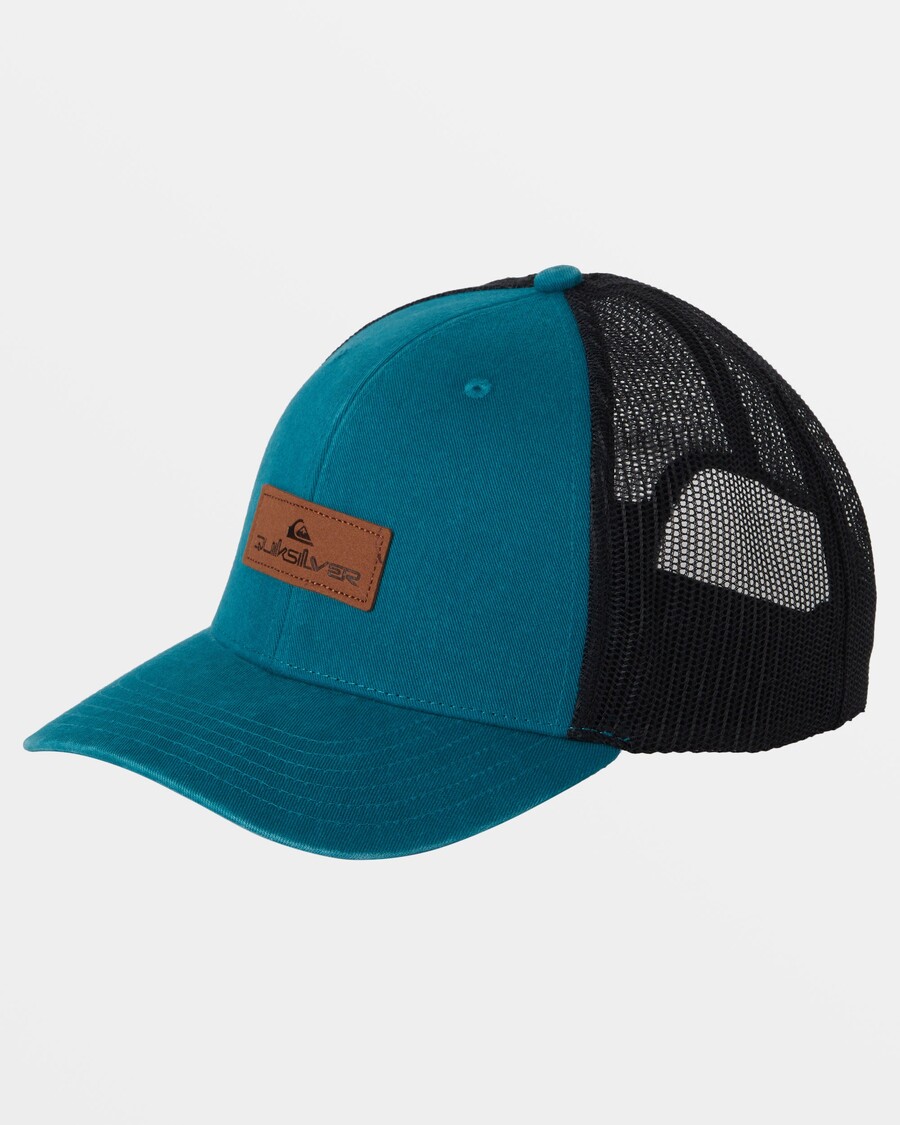 Quiksilver Down The Hatch Trucker Hat - Musteensininen