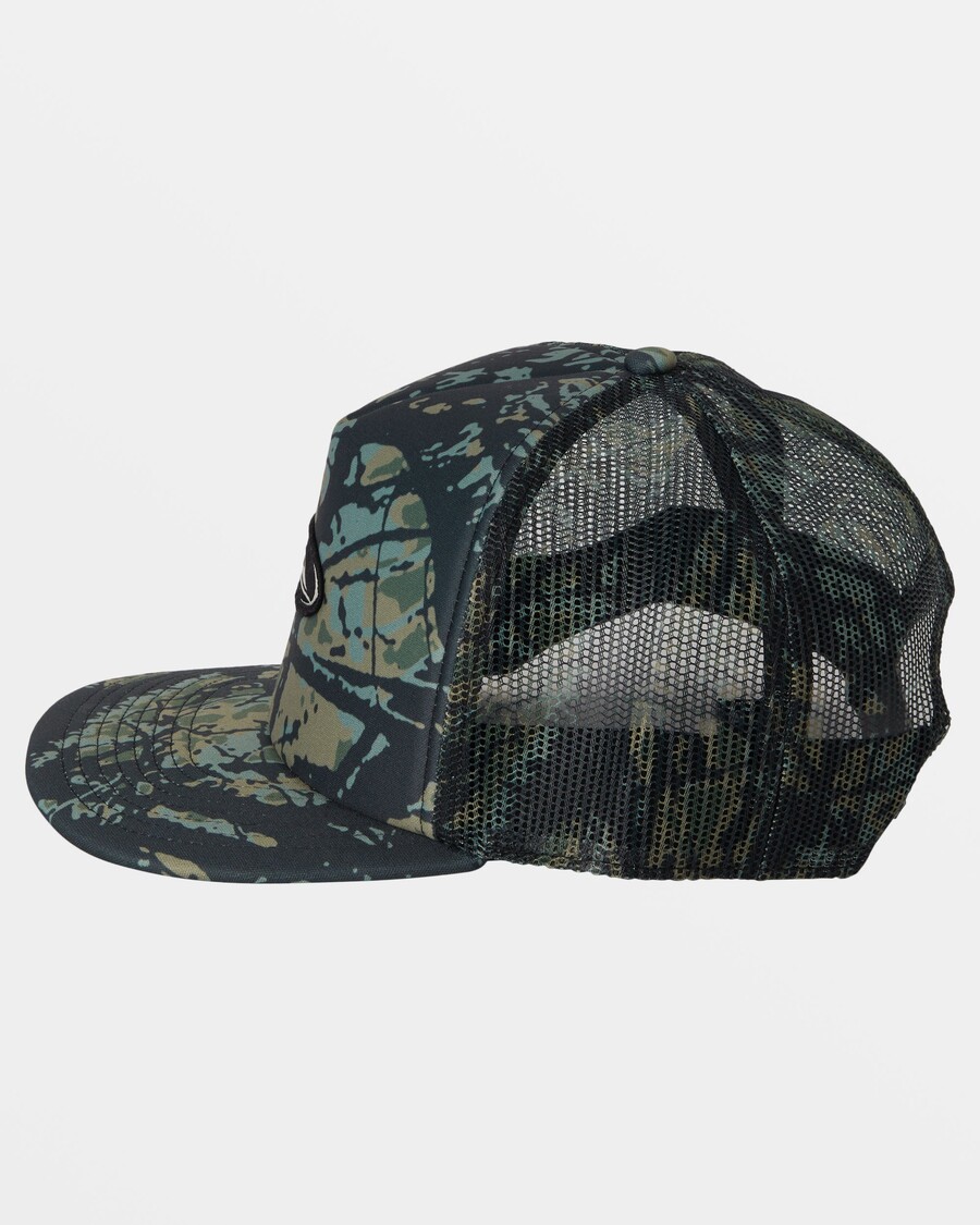 Quik Silver Sketchy Woods Trucker Hat - Camo