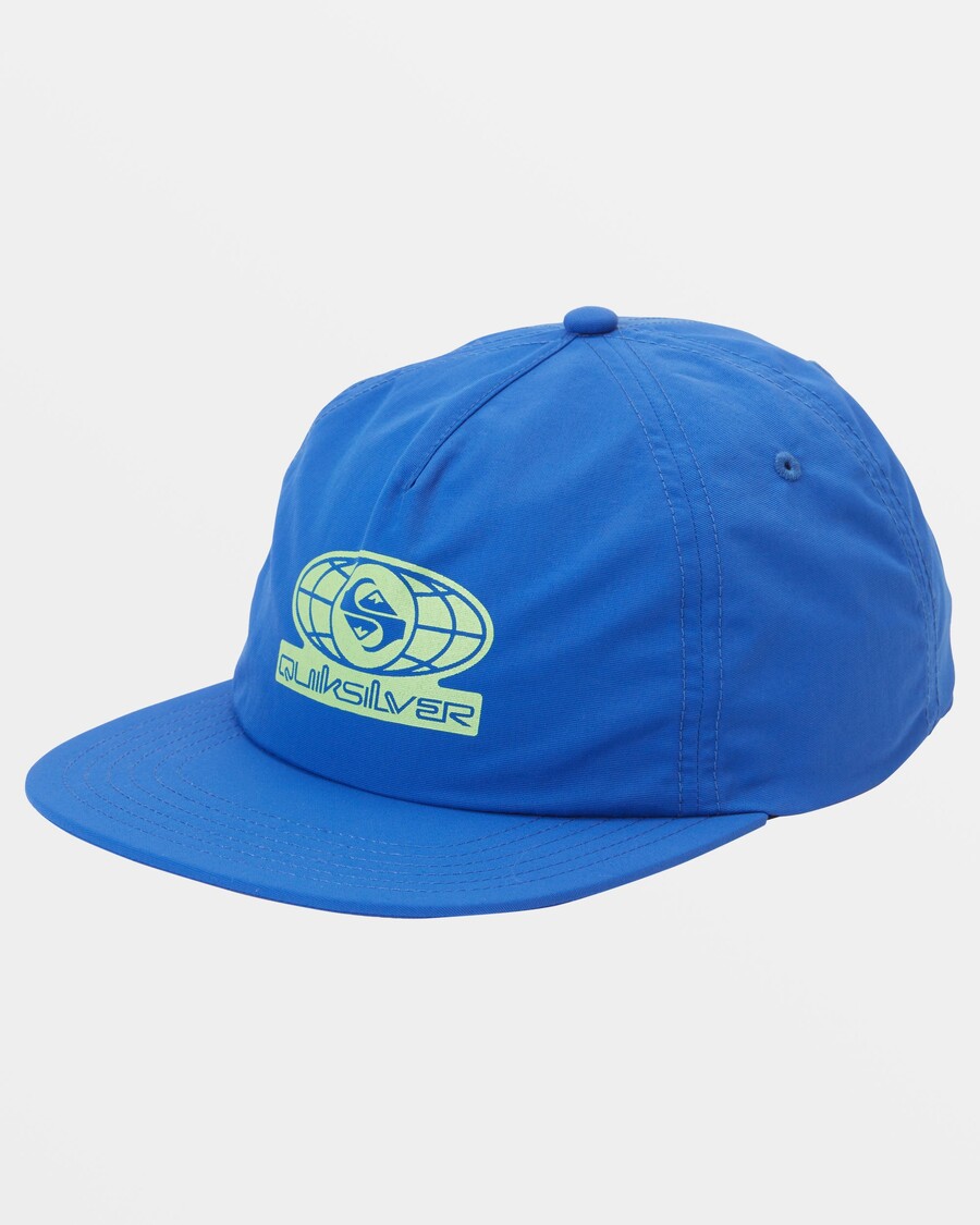 Quiksilver Tyylinen Plye Snapback Hattu - Nebulas Sininen