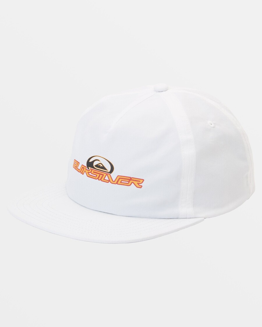 Quiksilver-tyylinen Snapback-hattu - Valkoinen