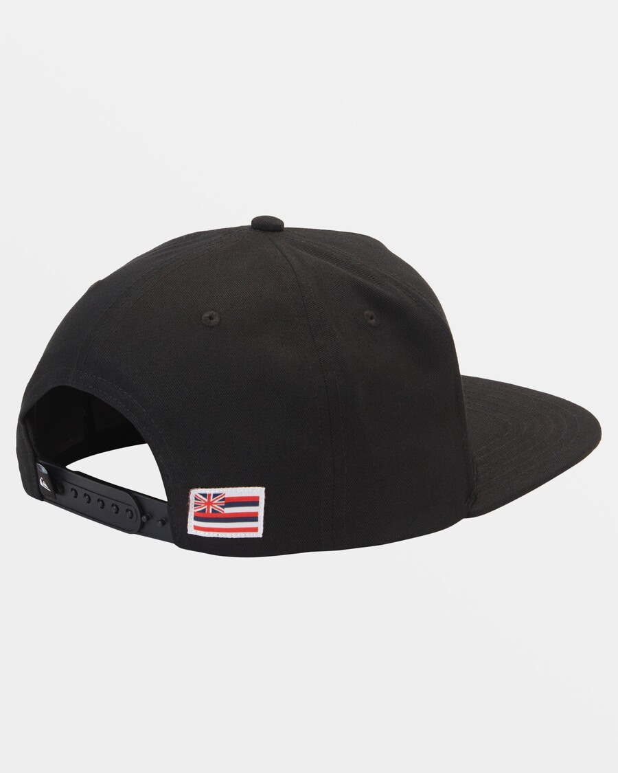 Quik Silver Shark Dive Snapback Hat - Black