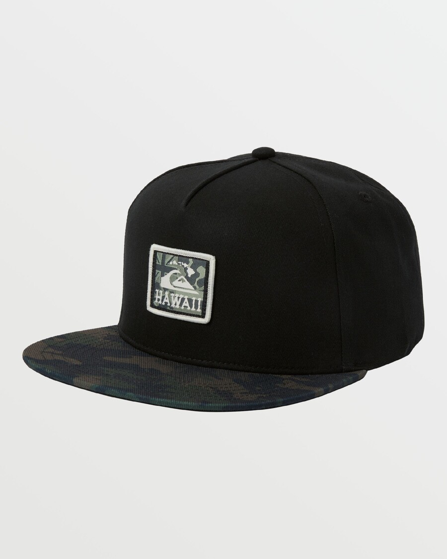 Quik Silver Hawaii Patriot Snapback Hat - Black