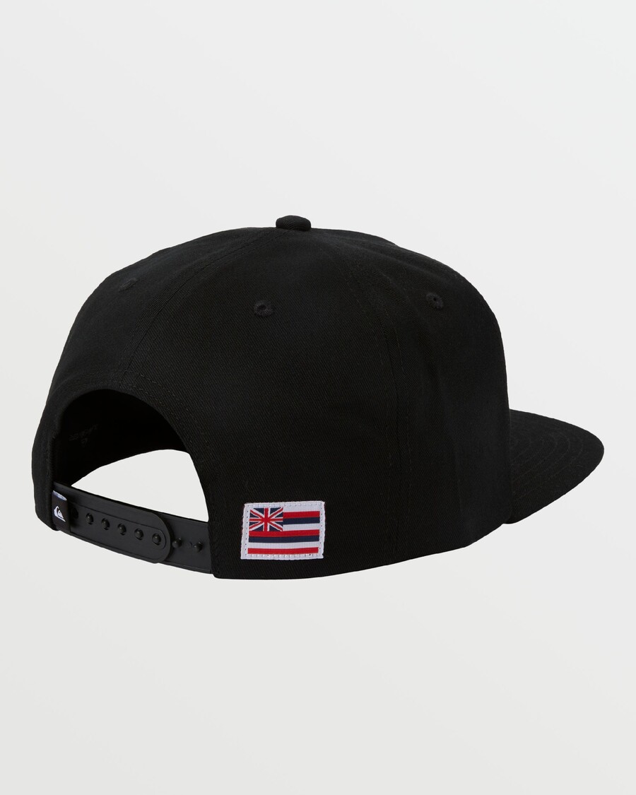 Quiksilver καπέλο Snapback νησί της Χαβάης Κρόνος - μαύρο