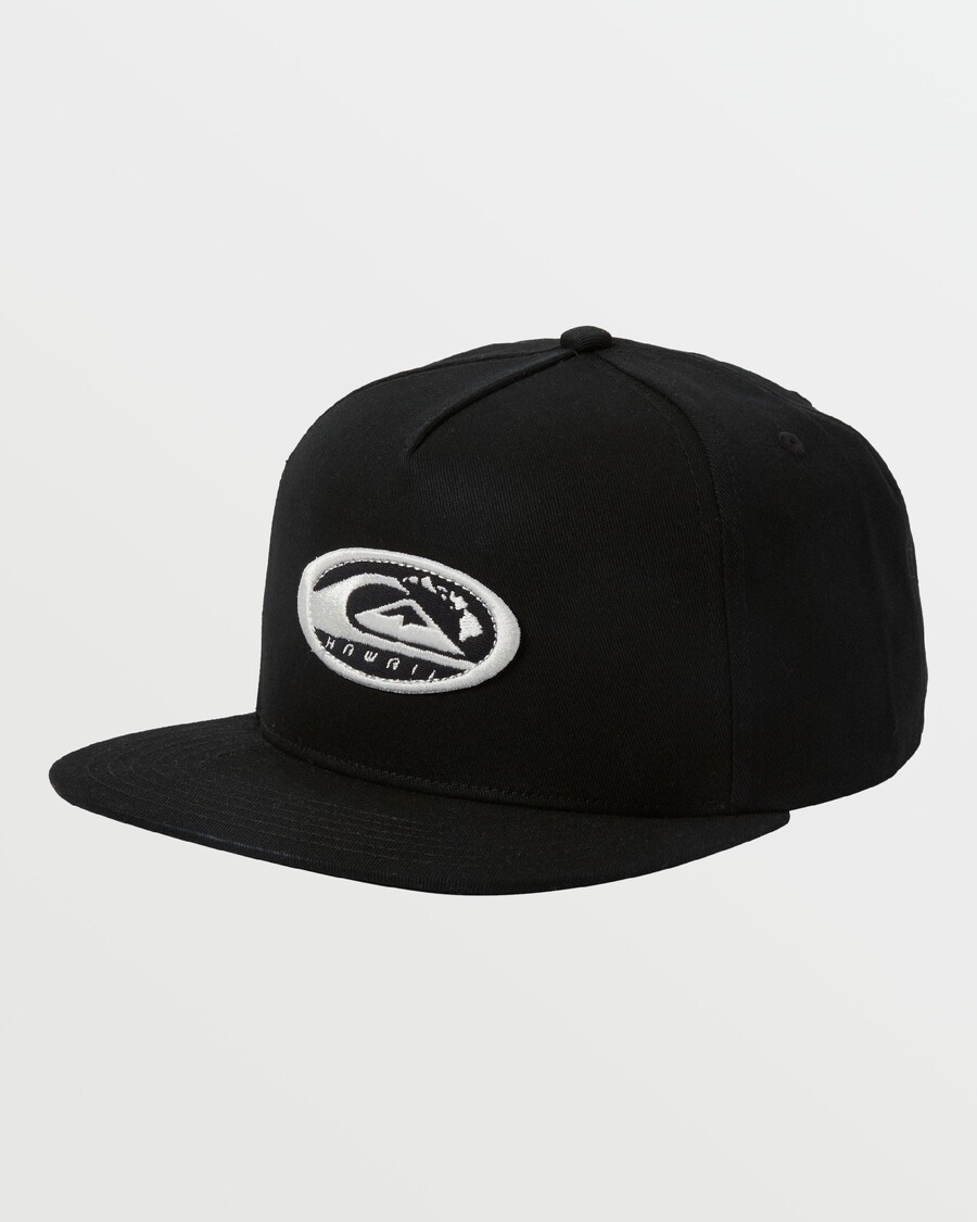 Quiksilver καπέλο Snapback νησί της Χαβάης Κρόνος - μαύρο