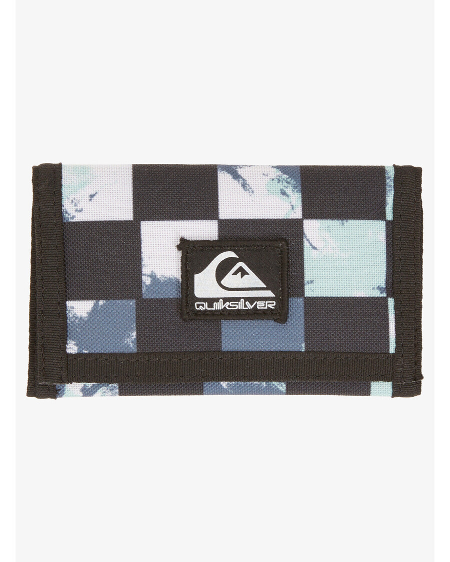 Quik Silver Každodenne Tlačená Trojzložková Peňaženka - Bering Sea Check Kravata Dye 233
