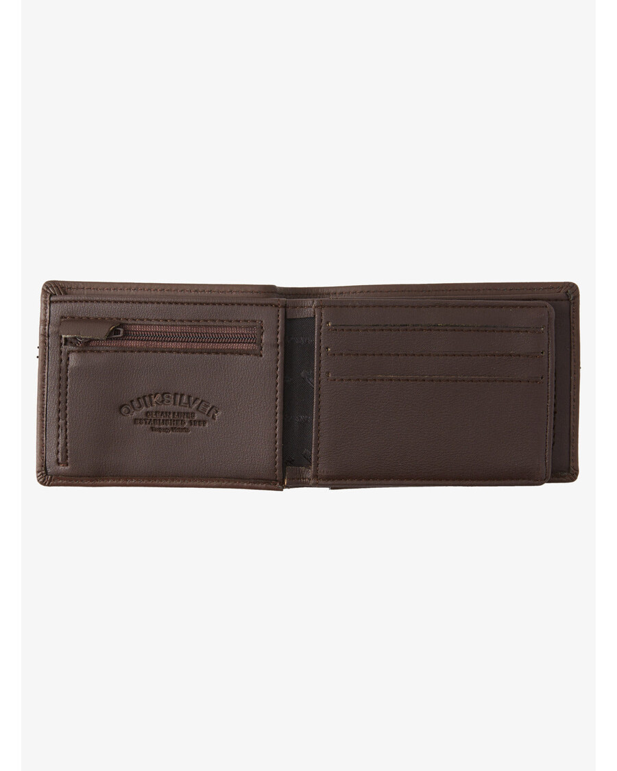 Quik Silver Mac Tri-Fold Leather Wallet -