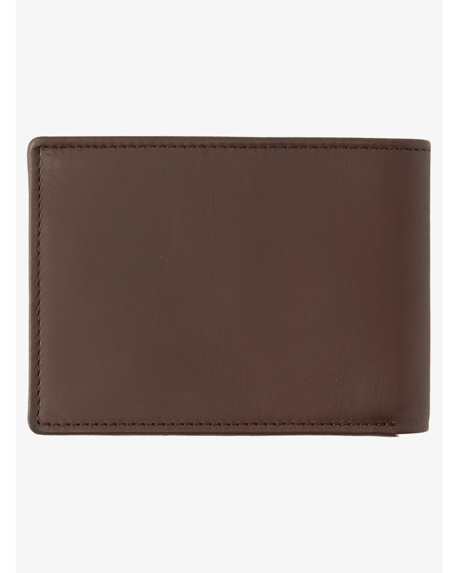 Quik Silver Mac Tri-Fold Leather Wallet -