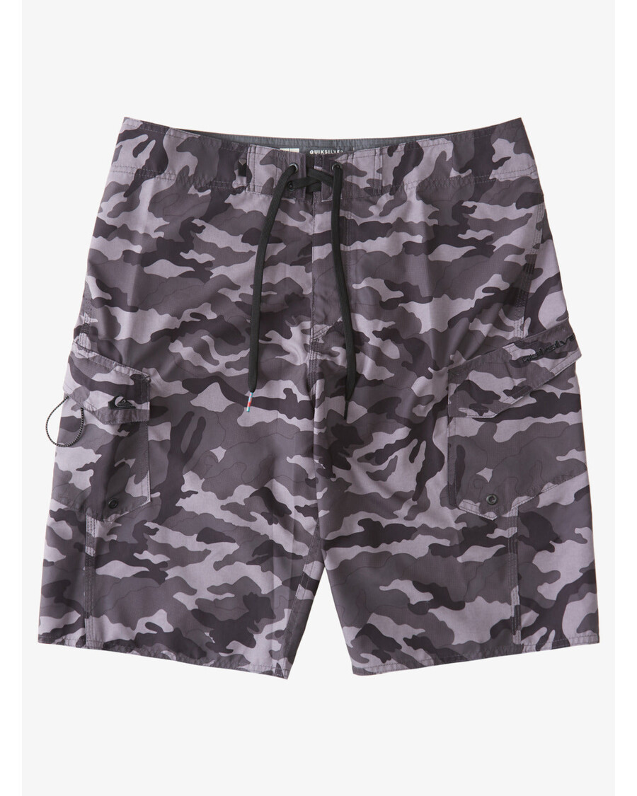 Quiksilver Manic Camo 22" šortky - černé