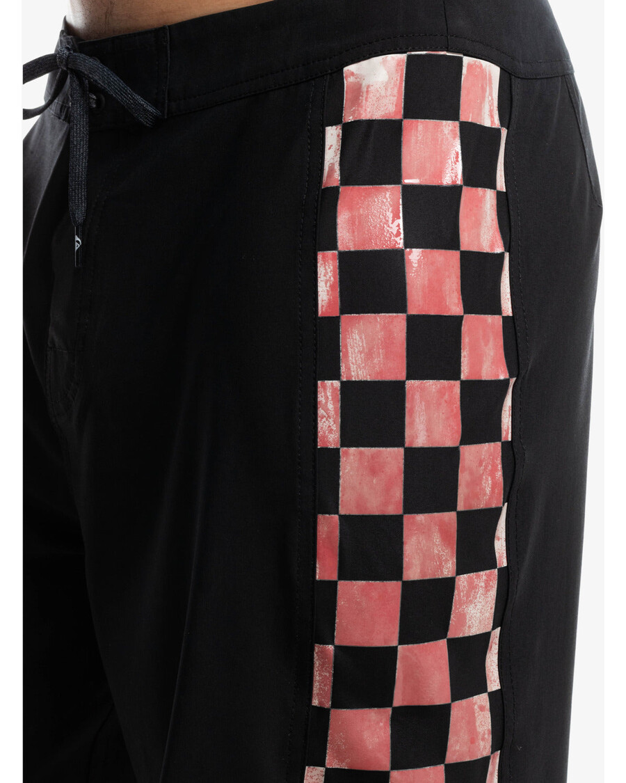 Quiksilver Quiksilver X Stranger Things Bermuda De Banho Hellfire Arch - Preto