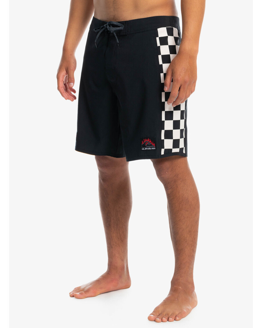 Quiksilver Quiksilver X Stranger Things Bermuda De Banho Hellfire Arch - Preto