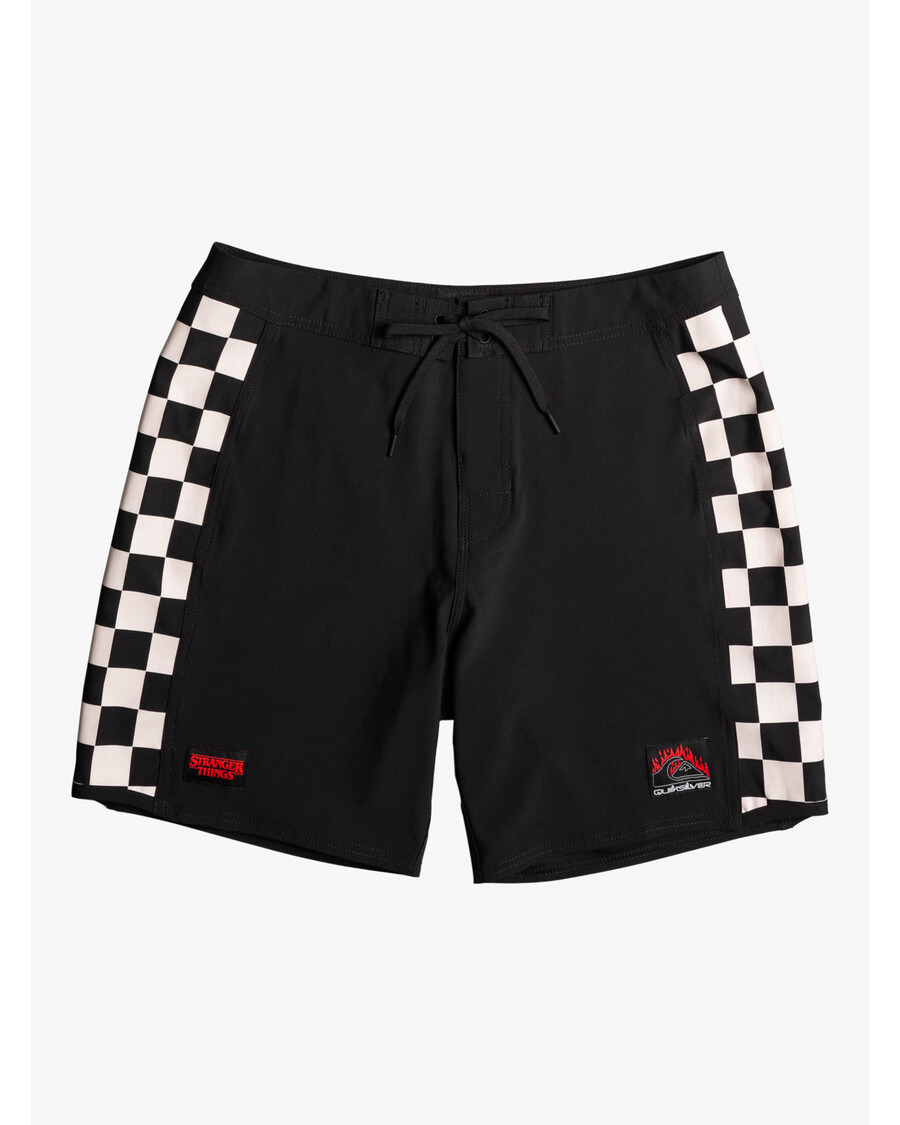 Quiksilver Quiksilver X Cizí Věci Hellfire Arch Boardshorts - černé