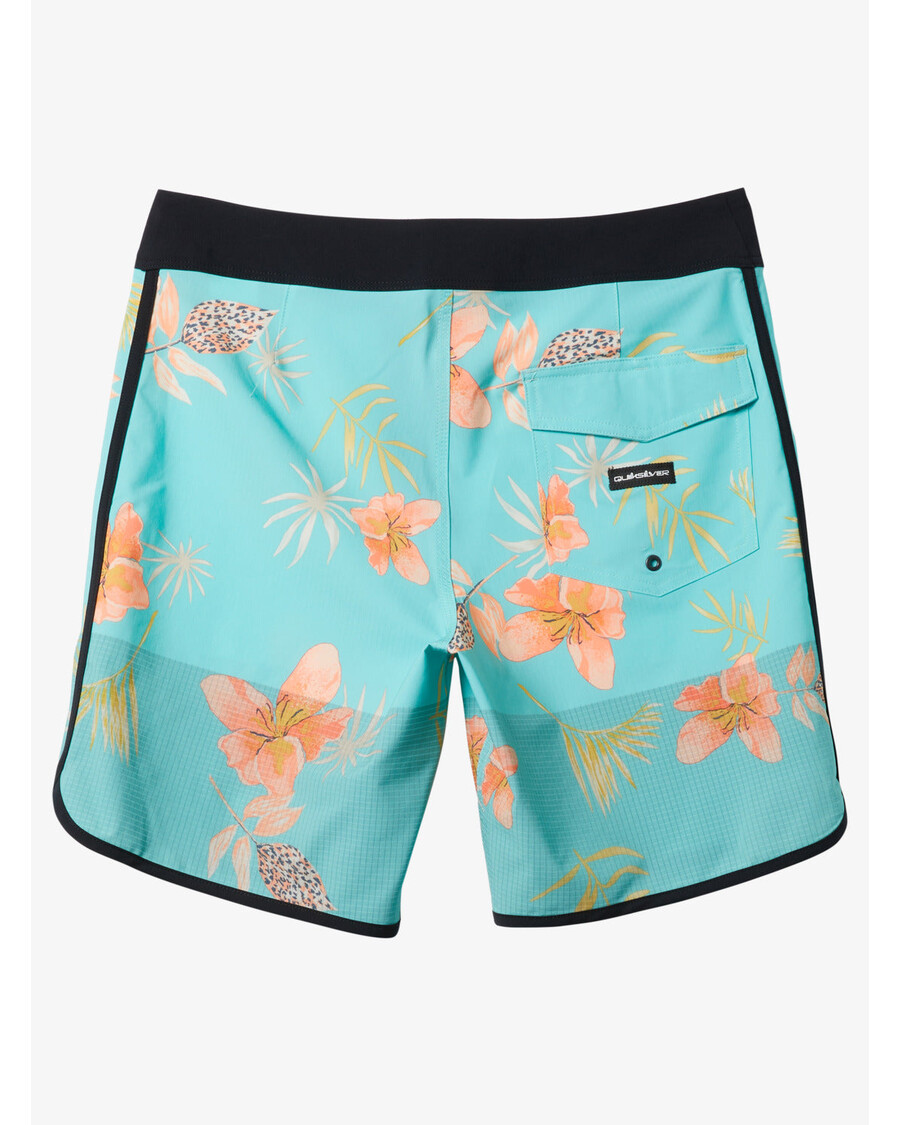 Quiksilver Highline Scallop 19" Boardshortky - Modrá Zářivost