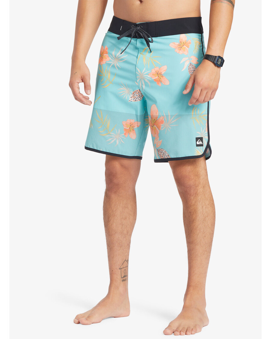 Quiksilver Highline Scallop 19" Boardshortky - Modrá Zářivost