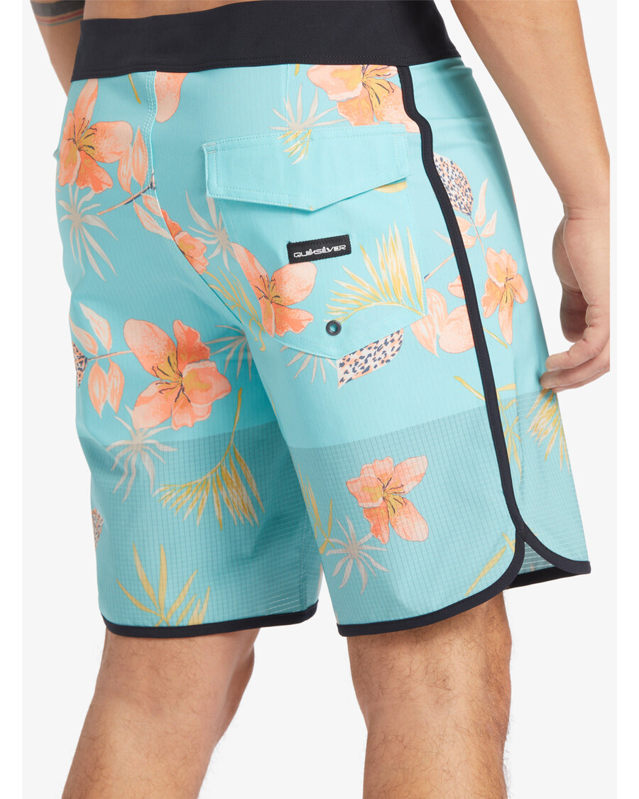 Quiksilver Highline Scallop 19" Boardshortky - Modrá Zářivost