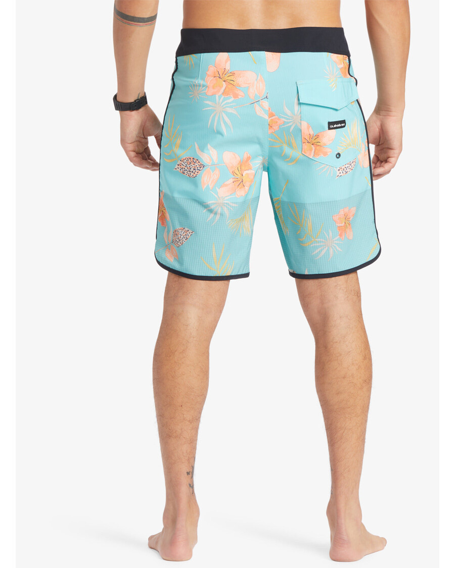 Quiksilver Highline Scallop 19" Boardshortky - Modrá Zářivost