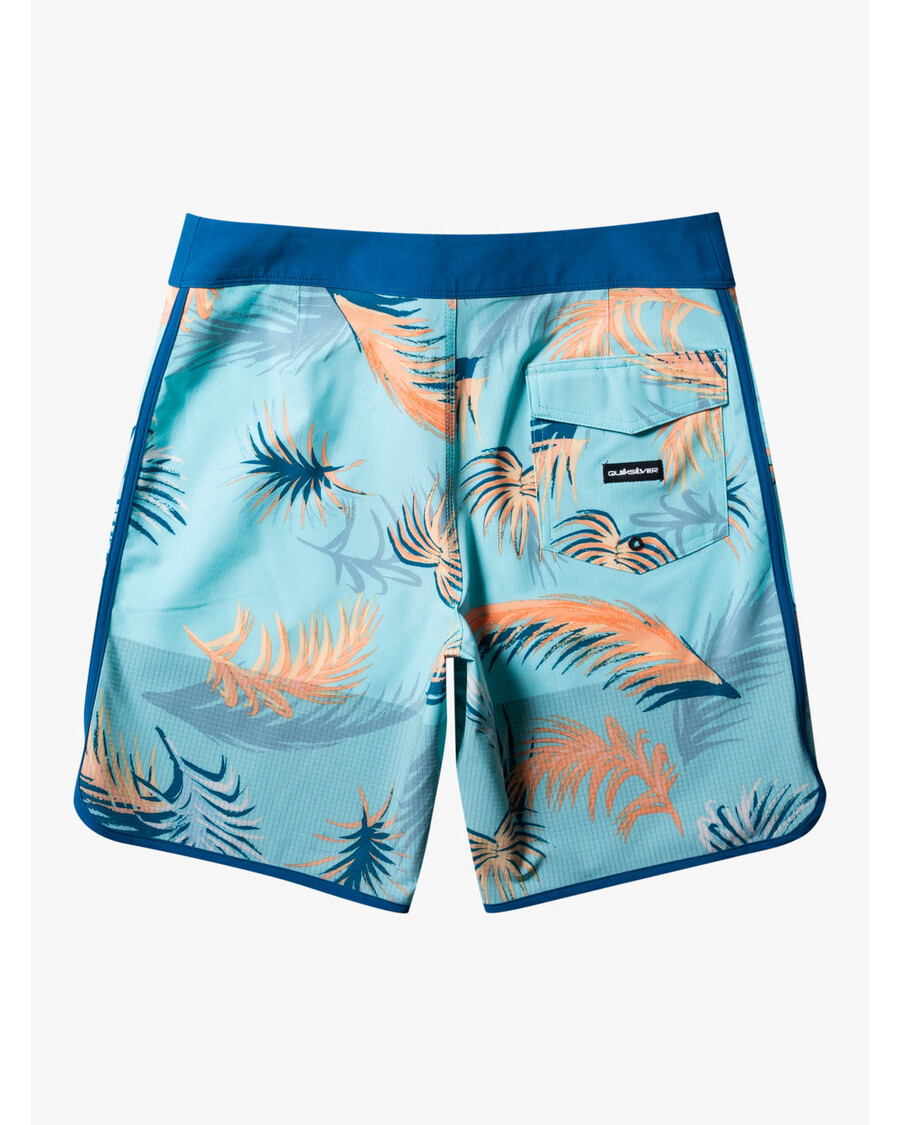 куиксилвер хигхлине сцаллоп 19" боардсхортс - мароканско плаве