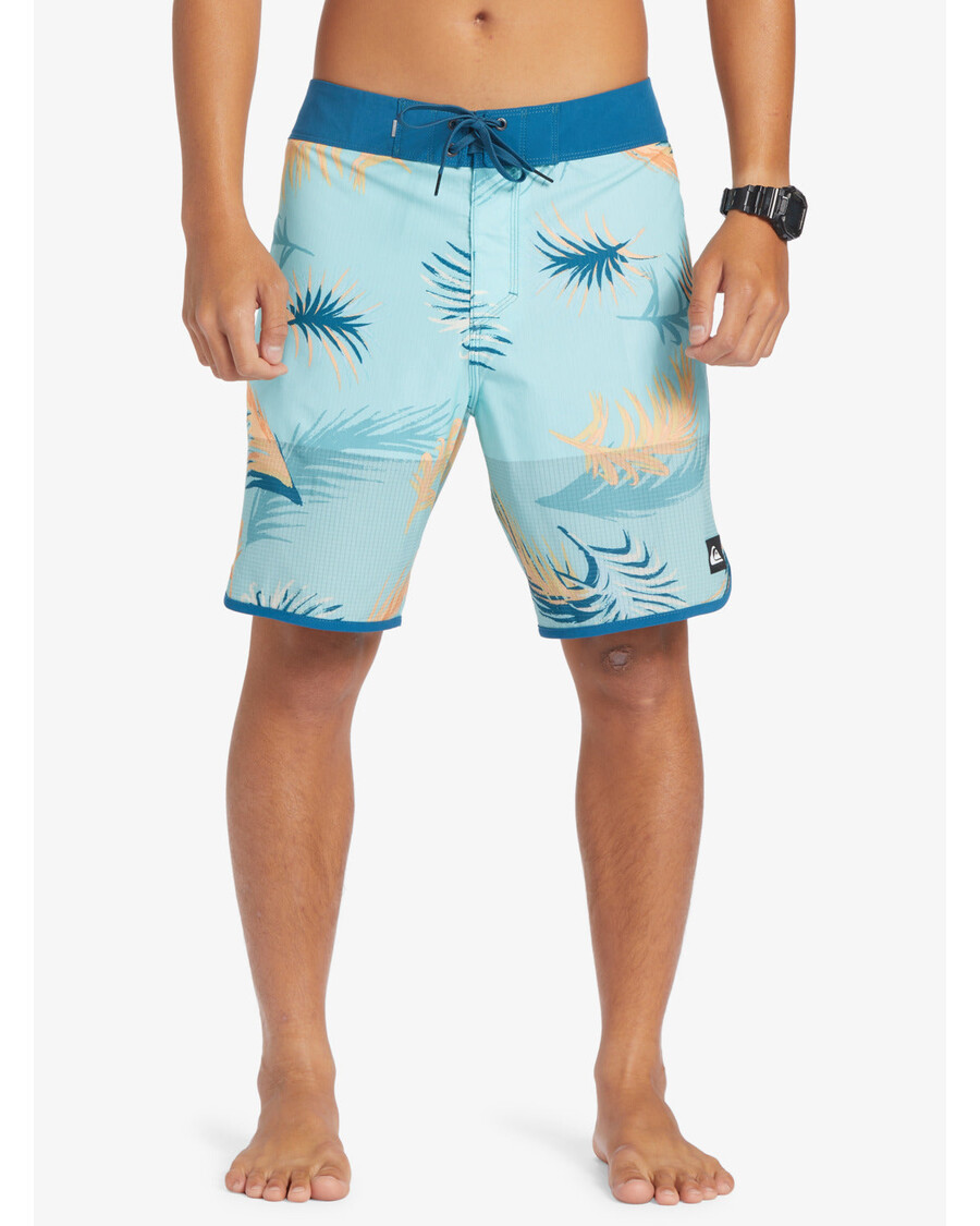 куиксилвер хигхлине сцаллоп 19" боардсхортс - мароканско плаве