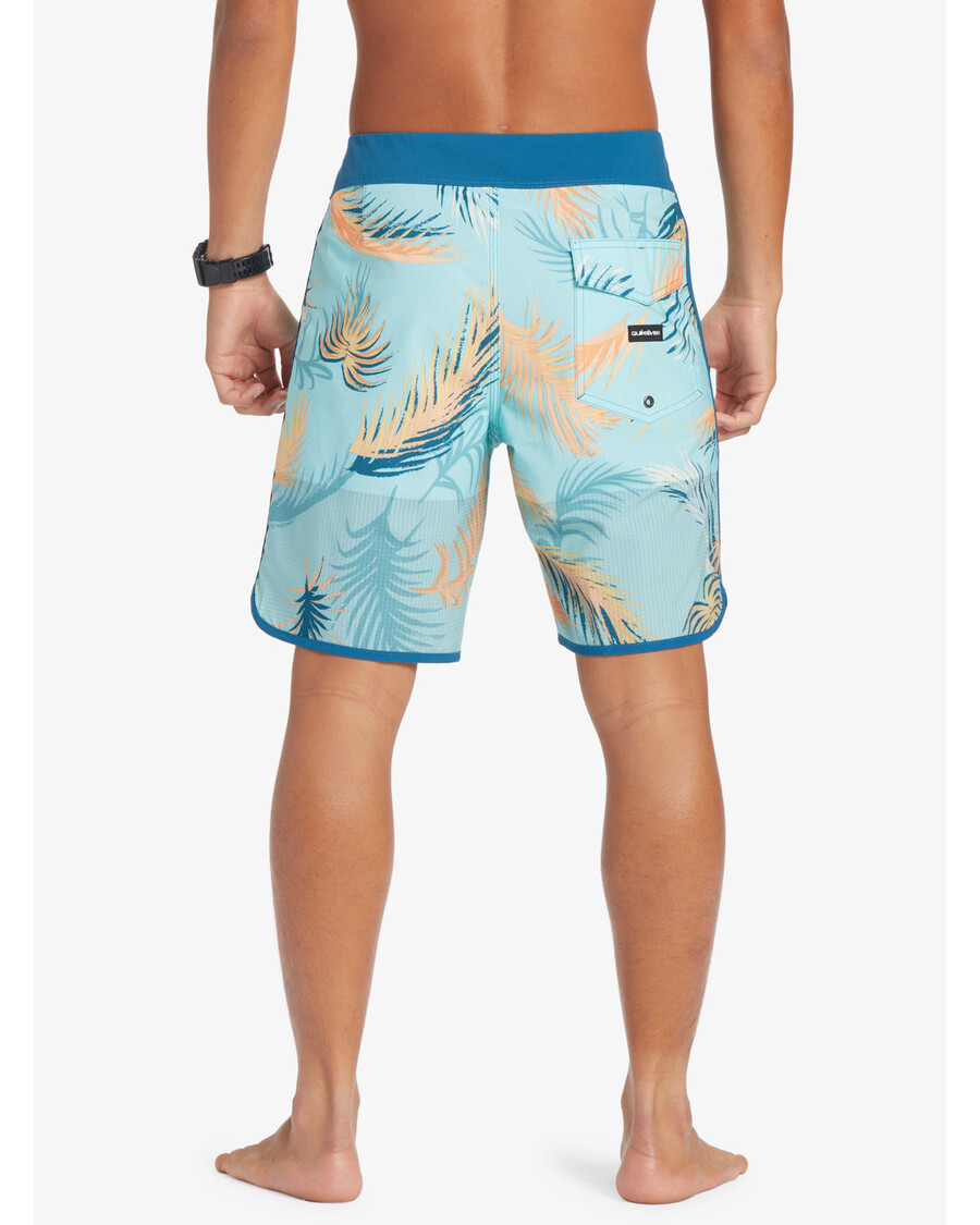 куиксилвер хигхлине сцаллоп 19" боардсхортс - мароканско плаве