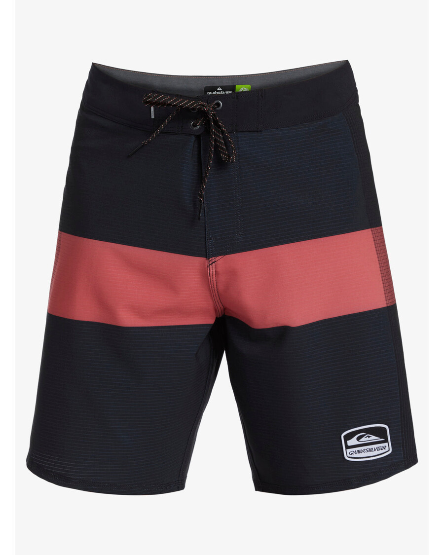 شورت Quiksilver Highline Arch مقاس 19 بوصة - أسود