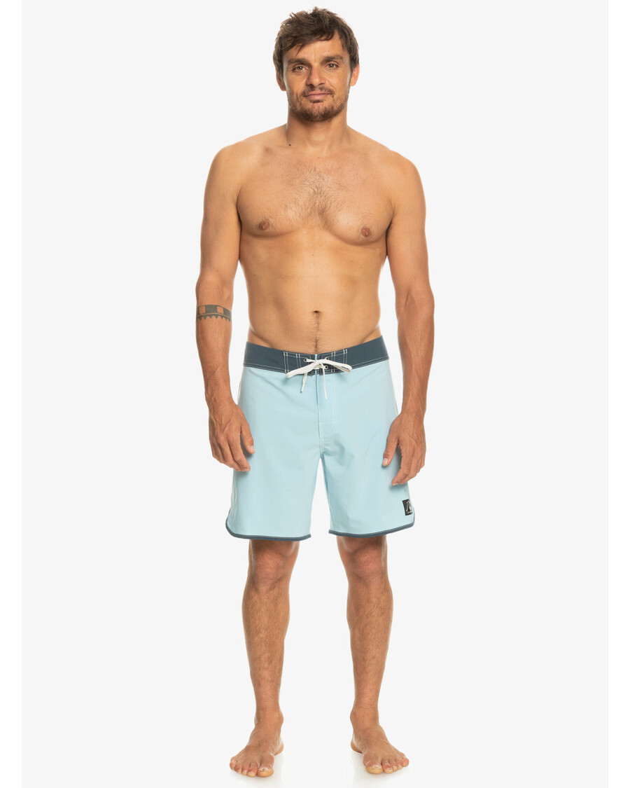 Quik Silver Original Scallop 18" Boardshorts - Sky Blue
