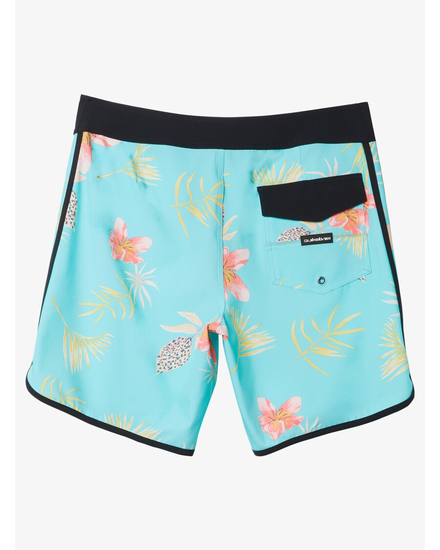 شورت Quiksilver Surfsilk Scallop 19 بوصة - إشعاع أزرق