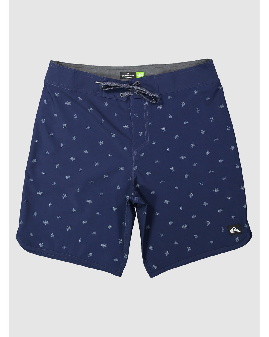 Quiksilver Surfsilk Scallop 19" Boardshorts - Naval Academy