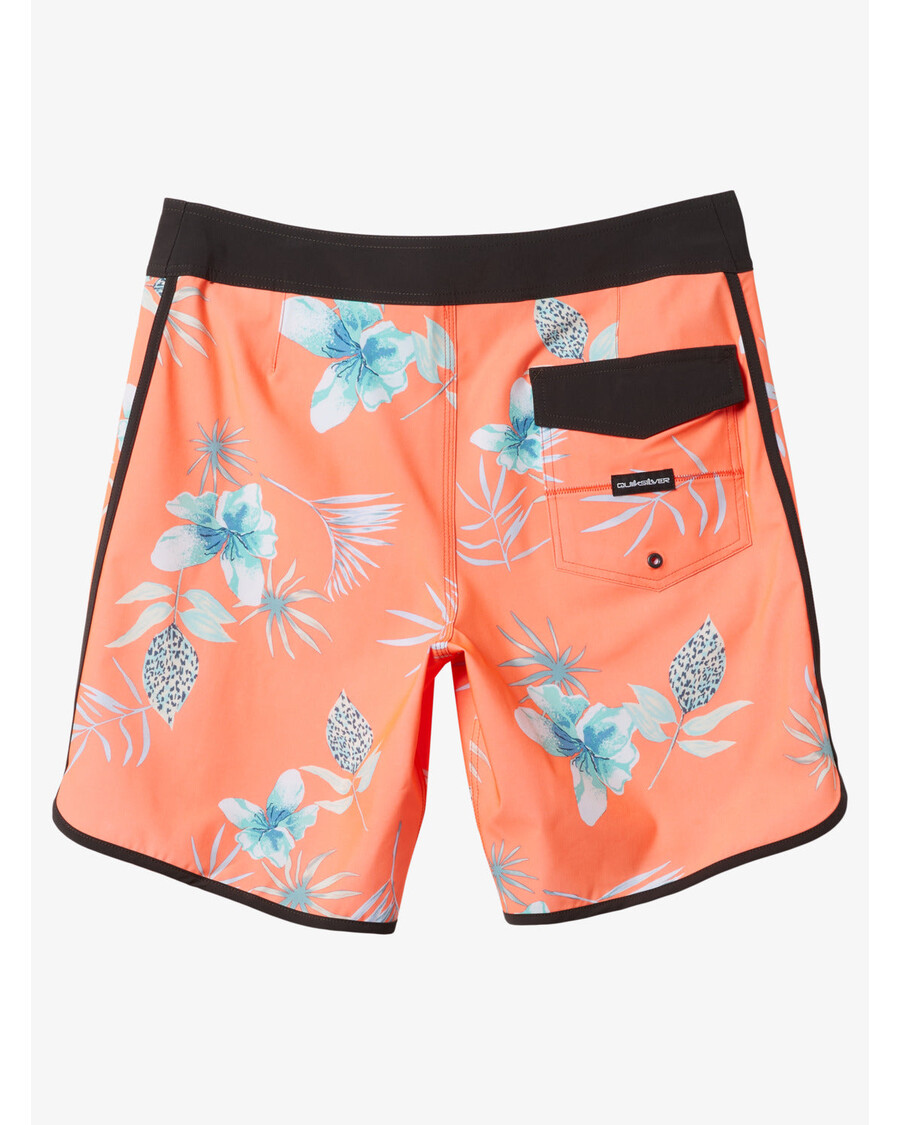Quik Silver Surfsilk Scallop 19" Boardshorts - Fiery Coral