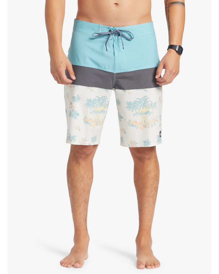 Quiksilver Surfsilk Paneliniai 20 Colių šortai - Sniego Baltumo Delno Spritz