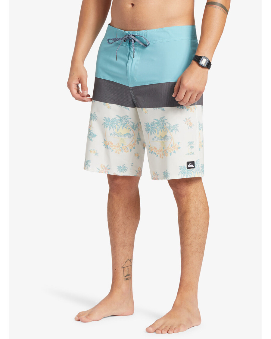 Quiksilver Surfsilk Paneliniai 20 Colių šortai - Sniego Baltumo Delno Spritz