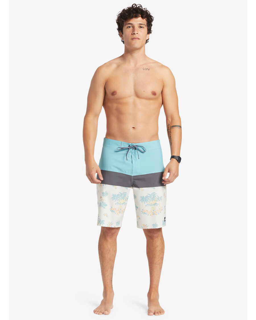 Quiksilver Surfsilk Paneliniai 20 Colių šortai - Sniego Baltumo Delno Spritz