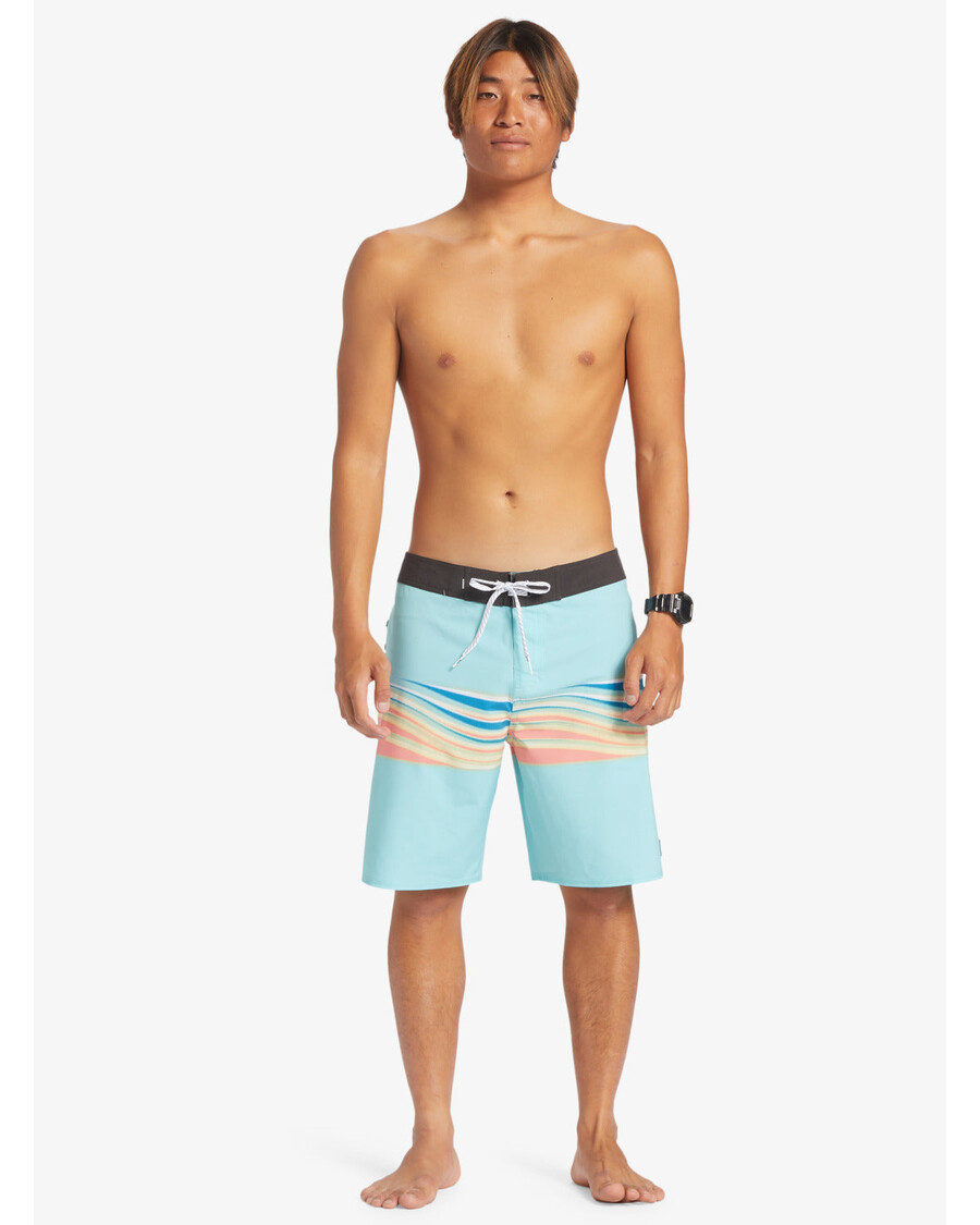 Quiksilver Surfsilk Airbrush 19" Boardshorts - Modré Záření