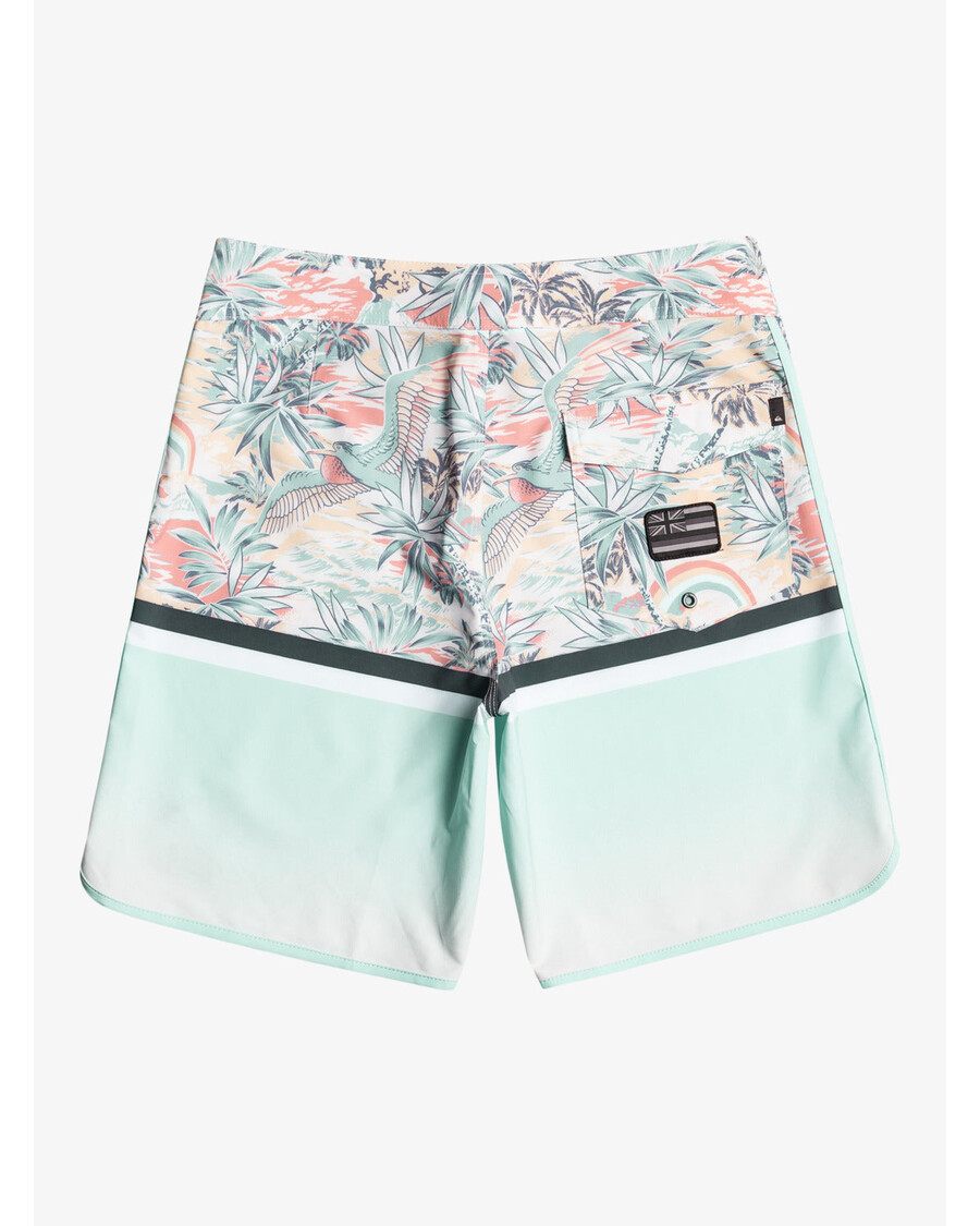 Quiksilver Surfsilk Division Scallop 19" Boardshorts - Nebesky Modré