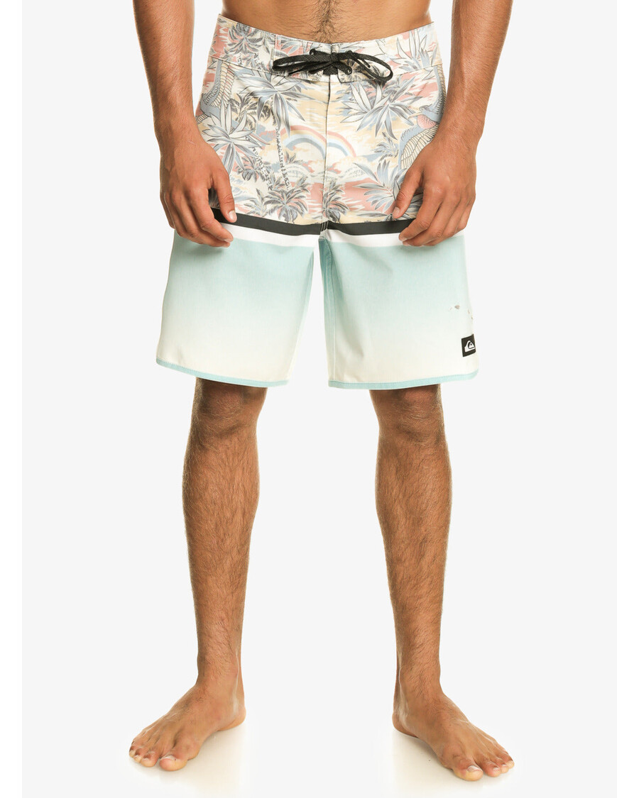Quiksilver Surfsilk Division Scallop 19" Boardshorts - Nebesky Modré