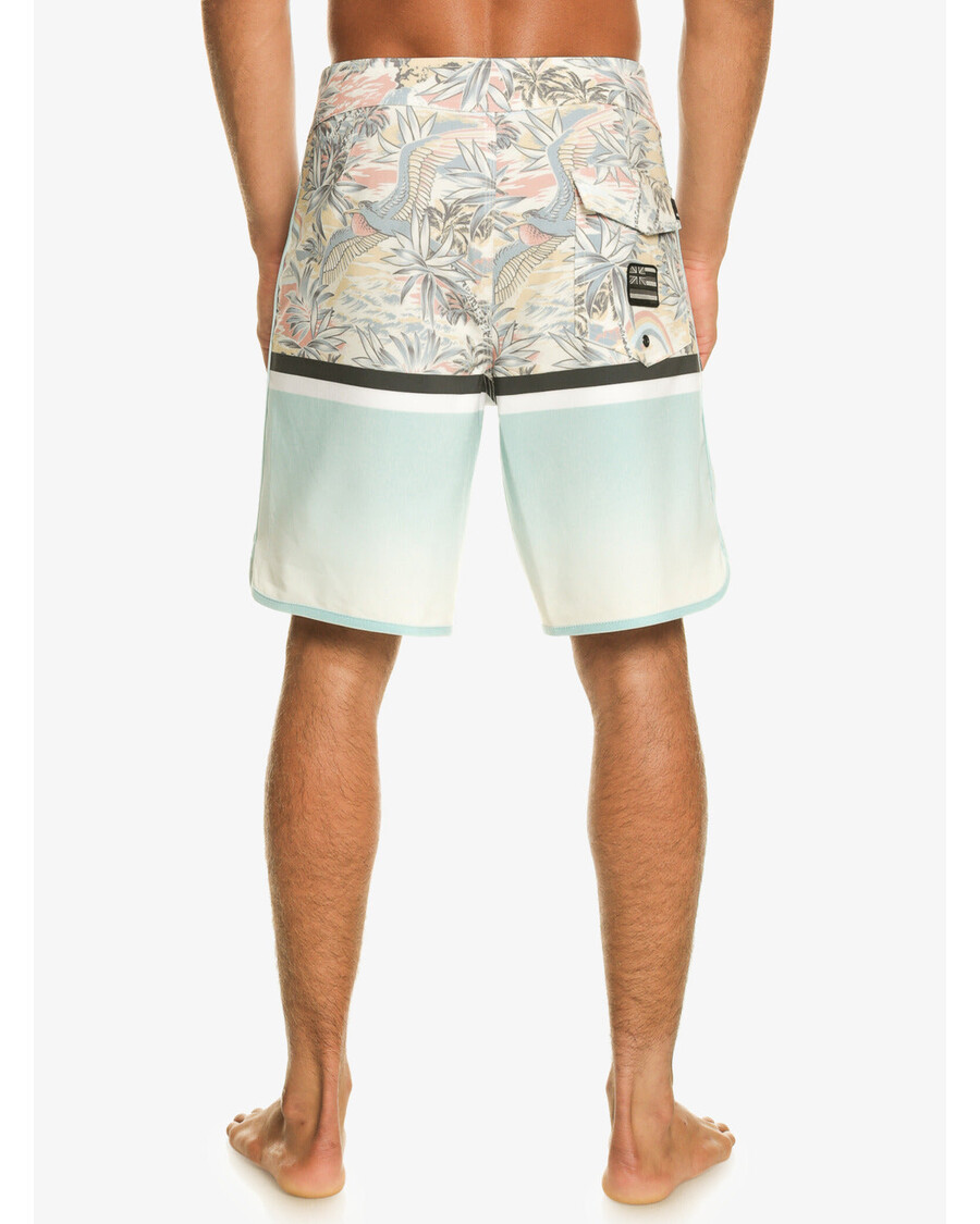 Quiksilver Surfsilk Division Scallop 19" Boardshorts - Nebesky Modré