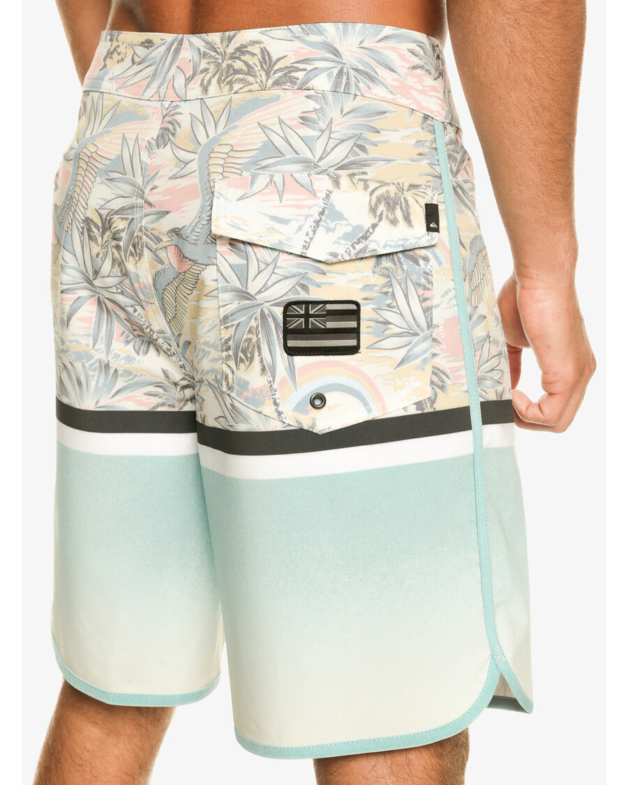Quiksilver Surfsilk Division Scallop 19" Boardshorts - Nebesky Modré
