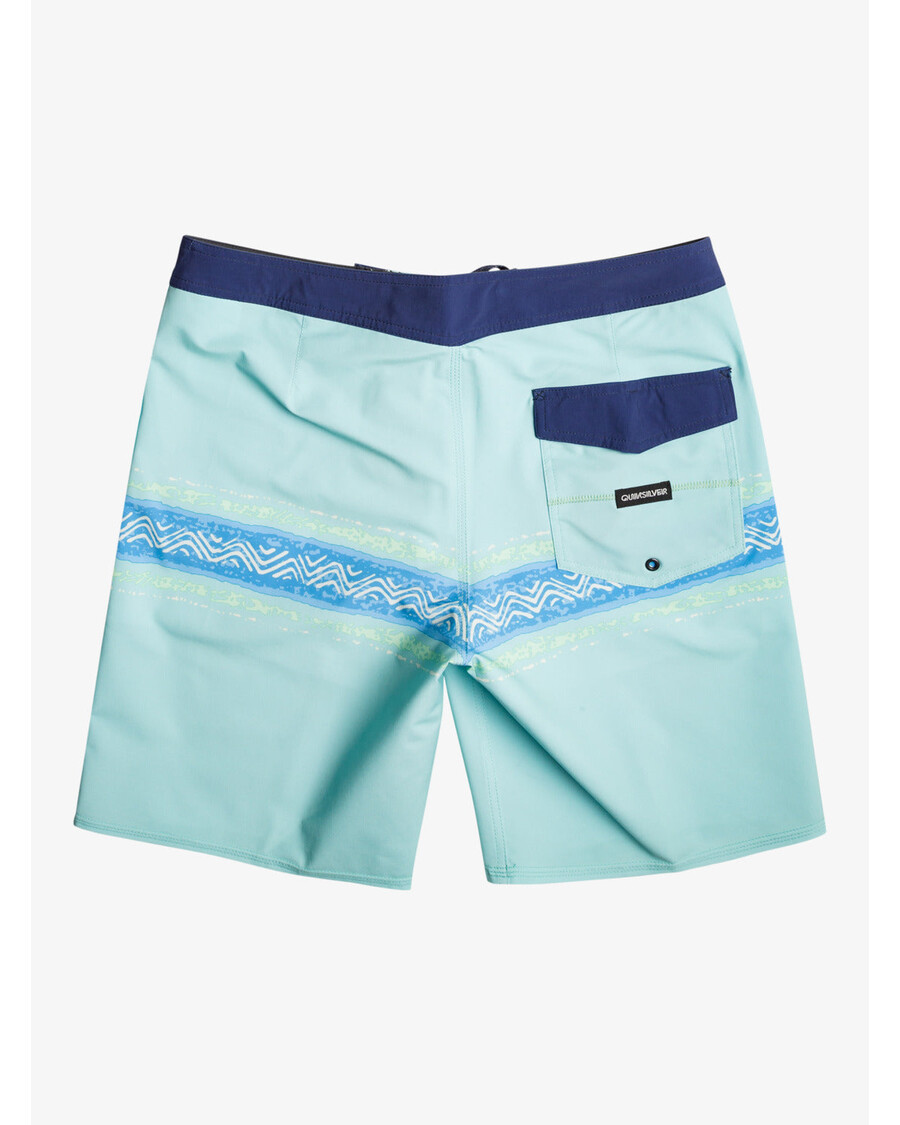 Quiksilver Surfsilk Mesa şeritli 19" Sörf şortu - Pastel Turkuaz