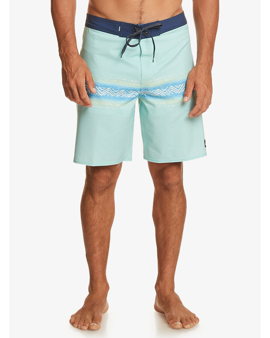 Quiksilver Surfsilk Mesa şeritli 19" Sörf şortu - Pastel Turkuaz