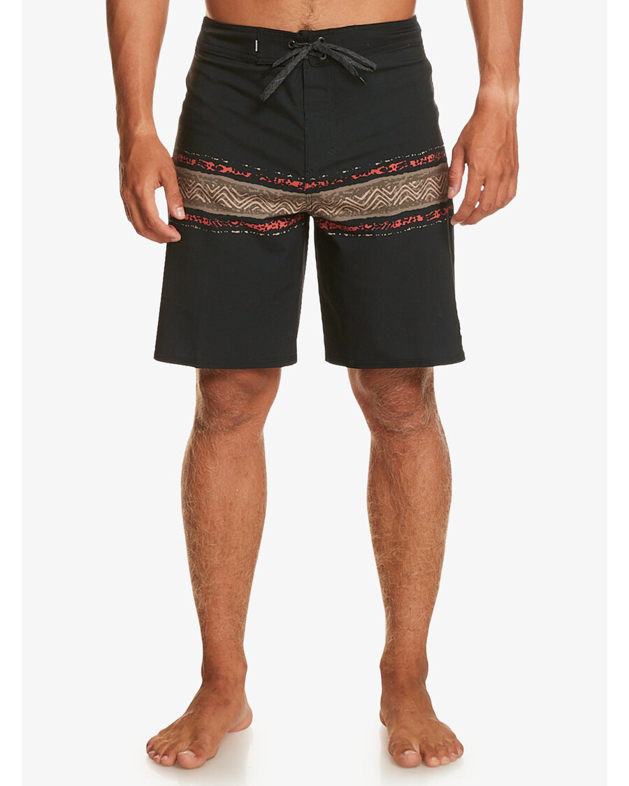 Quiksilver Surfsilk Mesa Stripe 19" Boardšortky - čierne