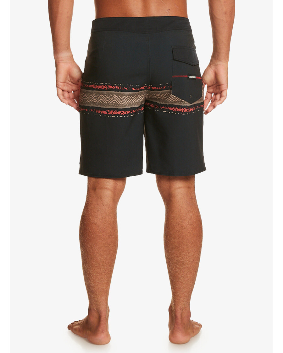 Quiksilver Surfsilk Mesa Stripe 19" Boardšortky - čierne