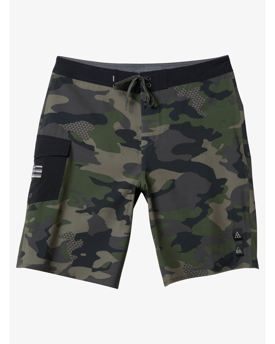 Quiksilver Surfsilk Hawaii Camo 21 21" Boardšortky - Tymián