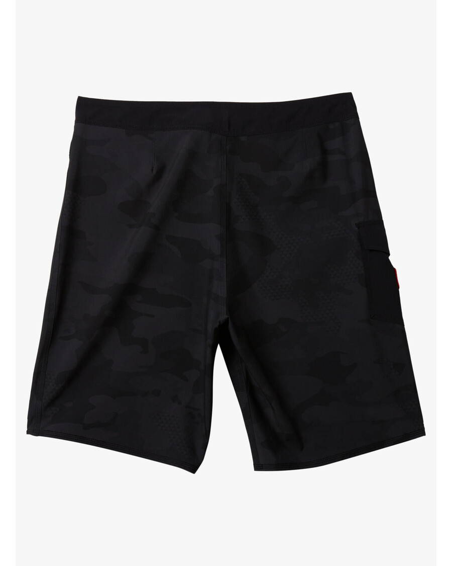 Quiksilver Surfsilk Hawaii Camo 21 21" šortky - čierne