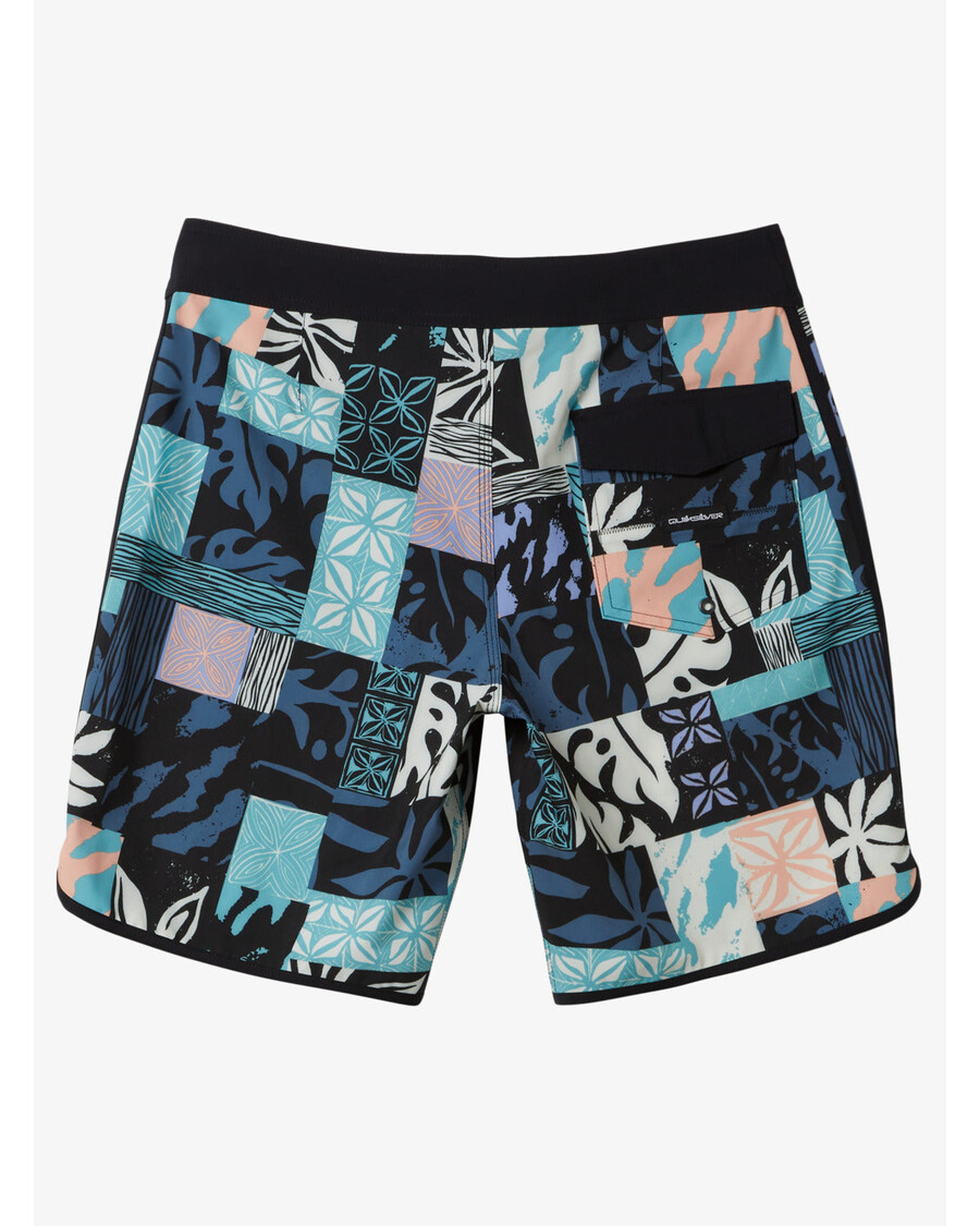 Quiksilver Surfsilk Hawaii ķemmīšgliemeņu 19" Galda šorti - Melni