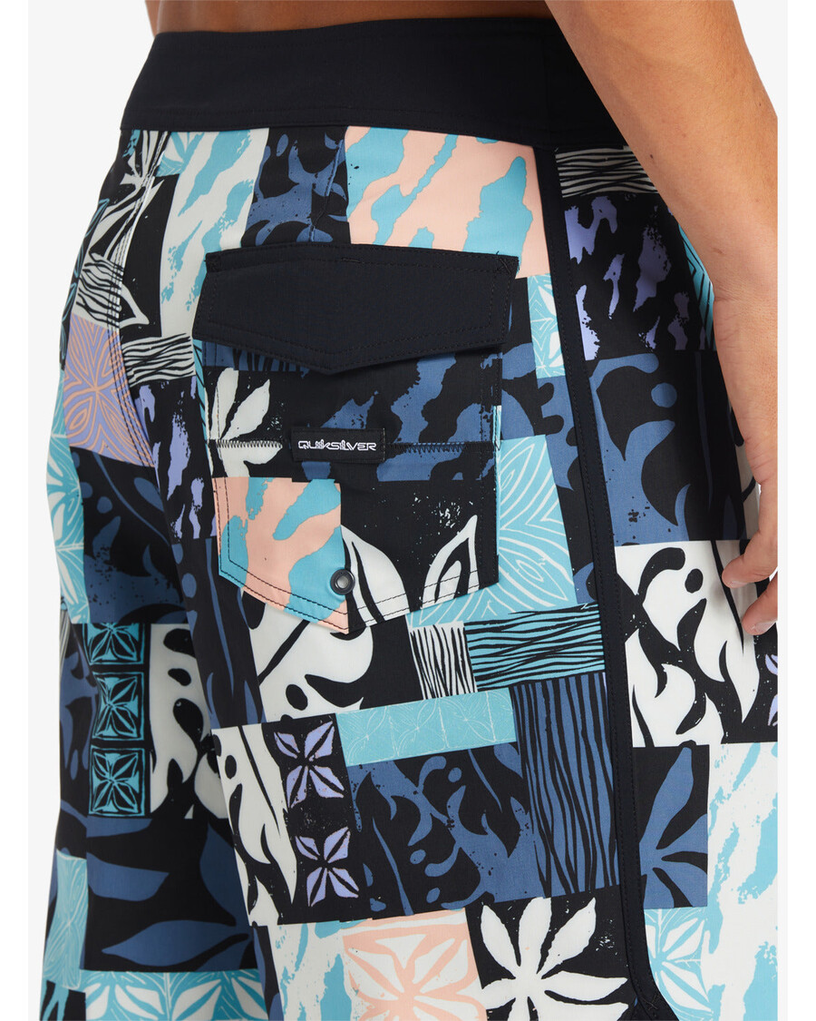 Quiksilver Surfsilk Hawaii ķemmīšgliemeņu 19" Galda šorti - Melni