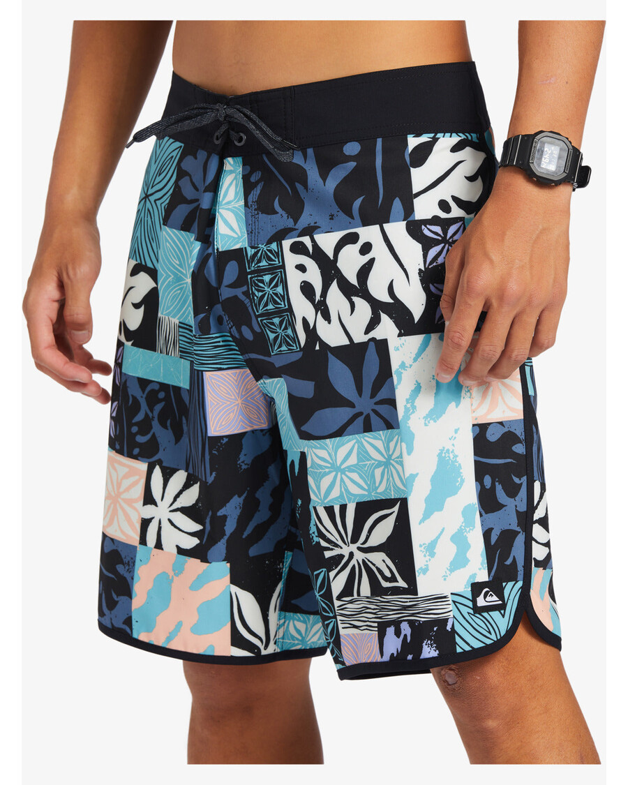 Quiksilver Surfsilk Hawaii ķemmīšgliemeņu 19" Galda šorti - Melni