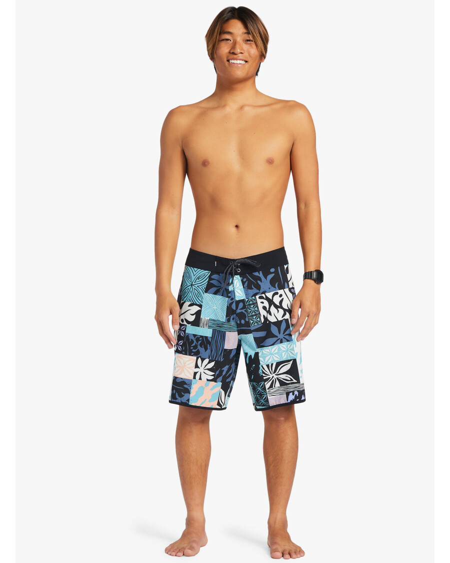 Quiksilver Surfsilk Hawaii ķemmīšgliemeņu 19" Galda šorti - Melni